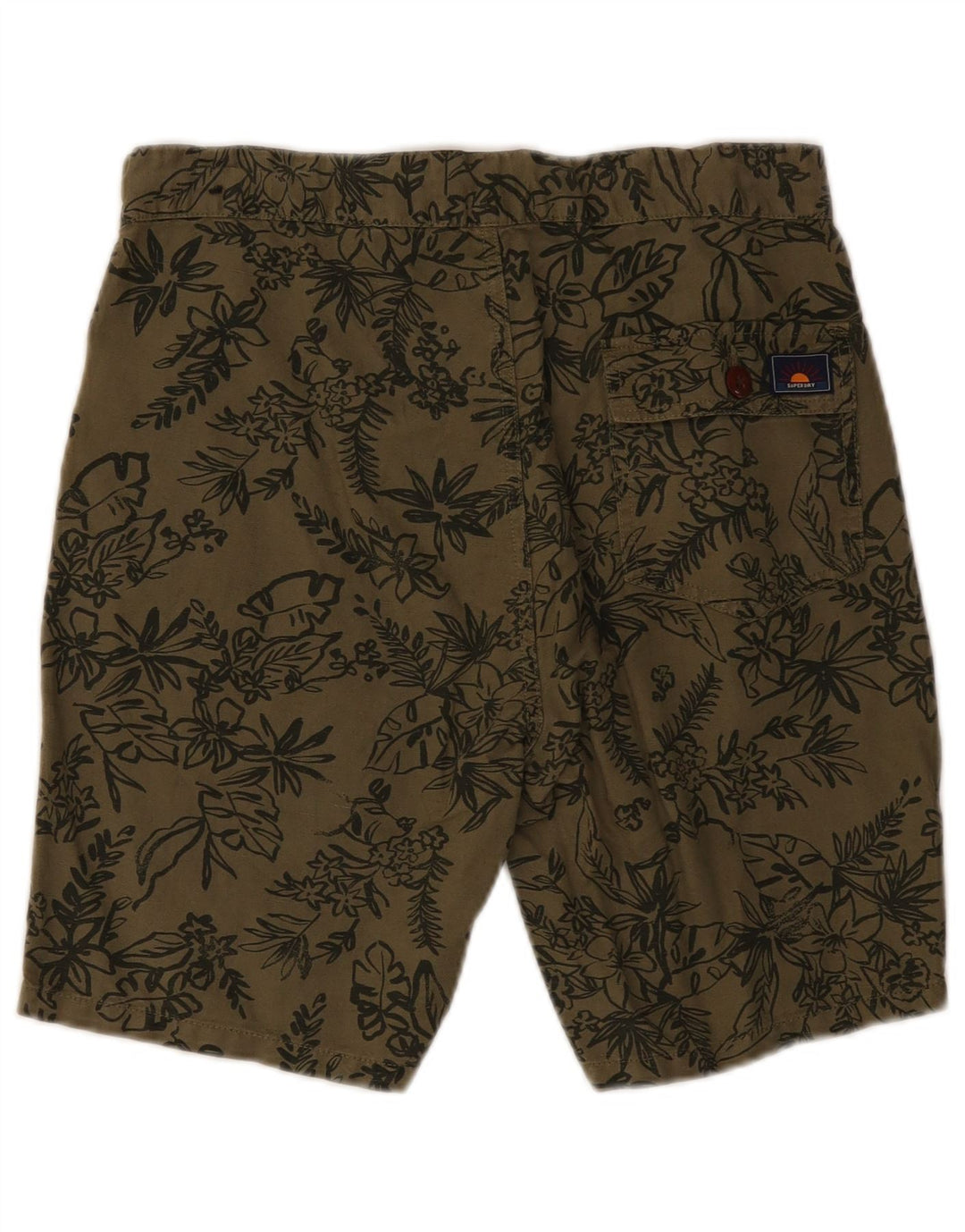 Superdry Chino Shorts til mænd W30 Medium Khaki Floral