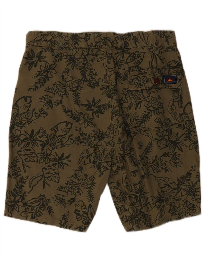 Superdry Chino Shorts til mænd W30 Medium Khaki Floral