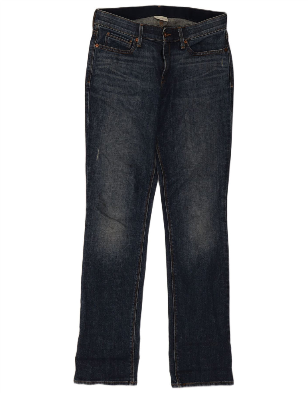 Levi's Lige Jeans til kvinder US 6 Medium W28 L32 Marineblå Bomuld