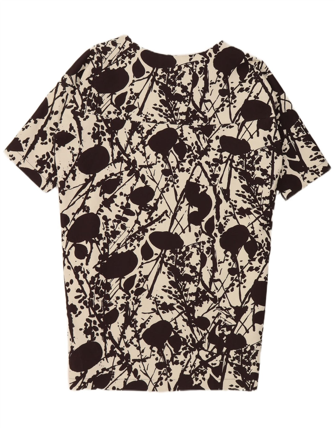 Erika Cavallini Kvinder Oversized Skift Kjole IT 40 Lille Sort Geometrisk
