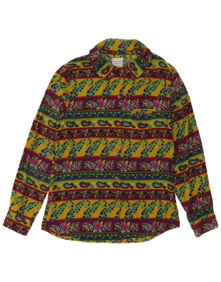 Benetton Dameskjorte UK 12 Medium Multicolored Floral