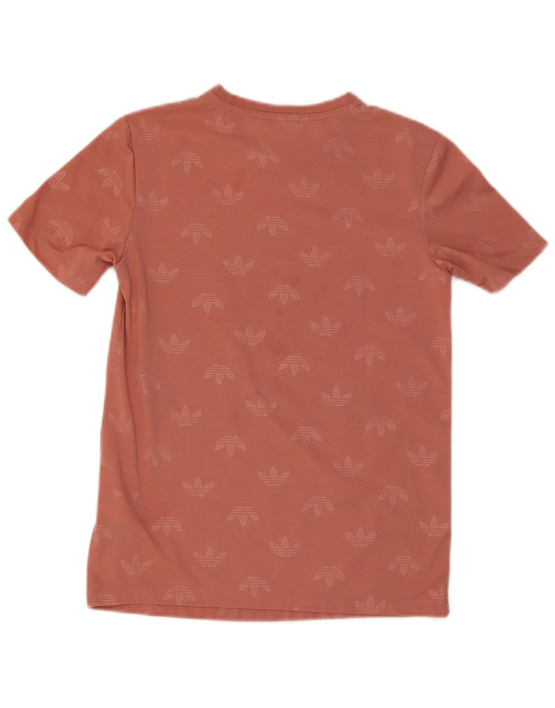 Adidas Dame Grafisk T-Shirt Top UK 8 Small Pink Polyester