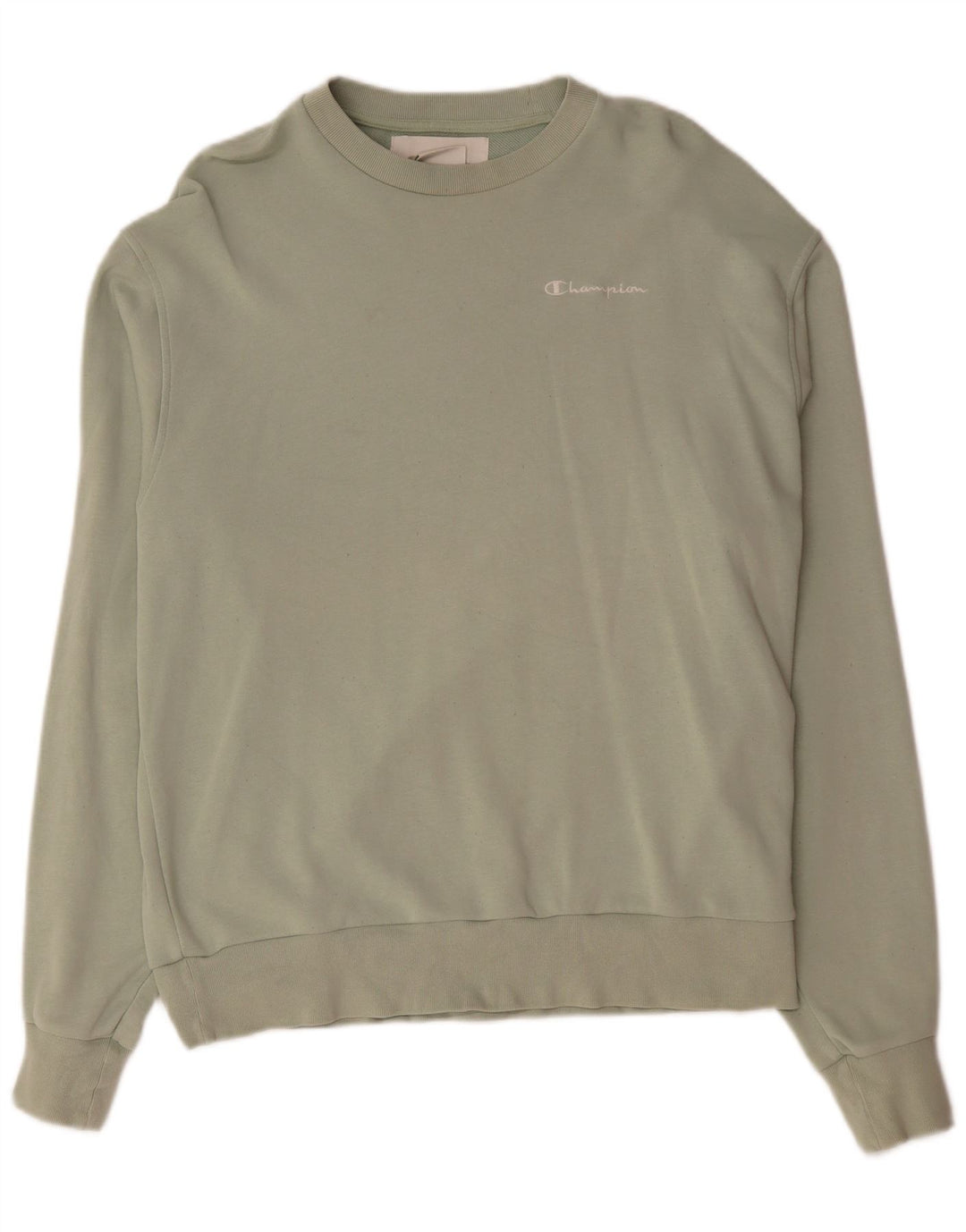 Champion Herre Sweatshirt Jumper Medium Grøn Bomuld
