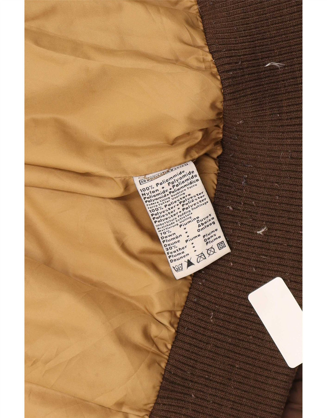 Kappa polstret jakke til kvinder UK 46 3XL brun polyamid