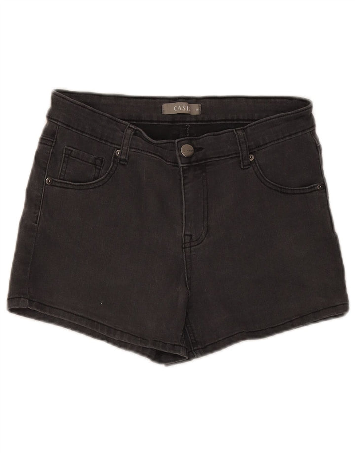 Oasis Dame denim Shorts UK 10 Small W28 Grå Bomuld