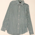 Banana Republic Herre Slim Fit Skjorte Størrelse 15 1/2 Medium Flerfarvet Ternet