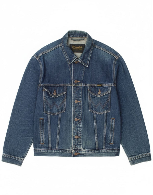Wrangler Herre denimjakke UK 38 Medium Blue Cotton