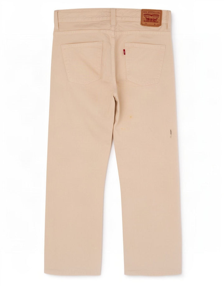 Levi's Herre 506 Straight Jeans W34 L26 Hvid
