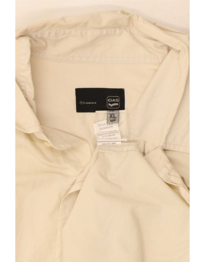 Gas Herreskjorte XL Off White Bomuld