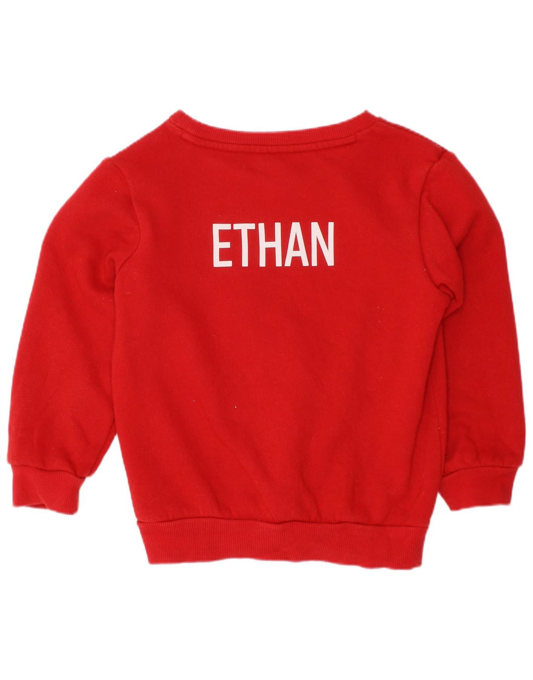 Adidas Boys Graphic Sweatshirt Jumper 3-4 år Rød Bomuld