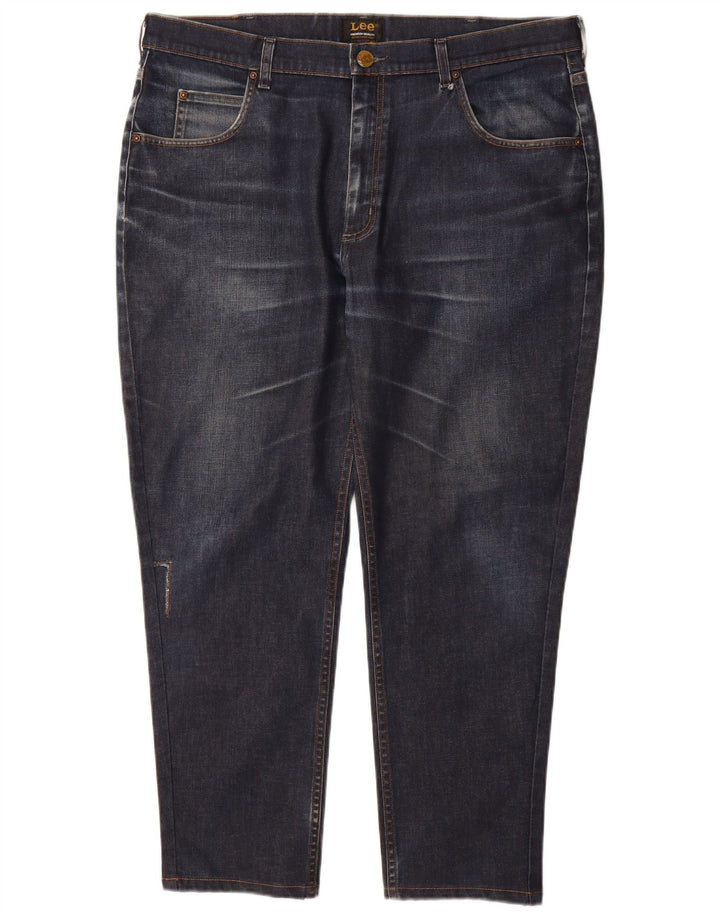 LEE Dame Chicago Slim Jeans W40 L28 Marineblå Bomuld