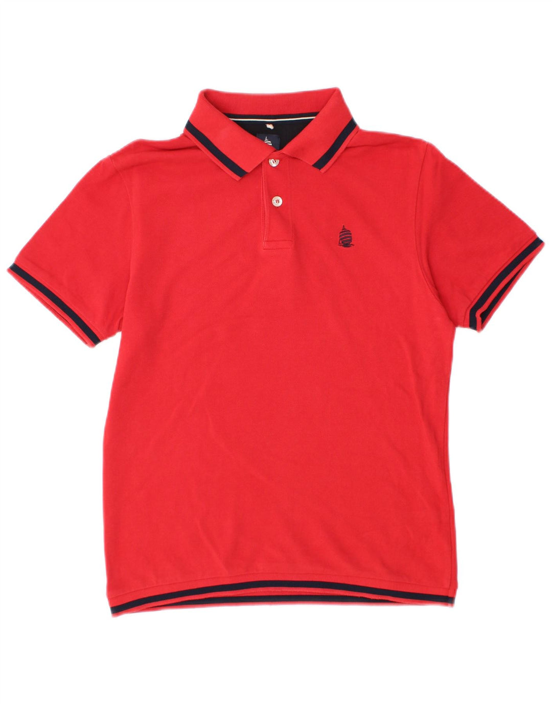 MARINA YACHTING Herre Slim Fit Polo Shirt Medium Rød Bomuld