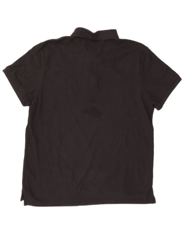 Nike herre poloshirt XL sort bomuld