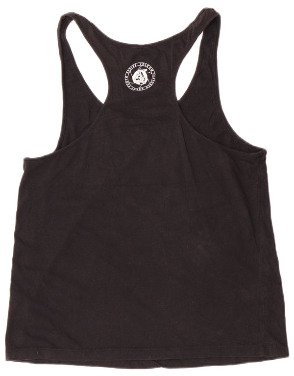 Volcom Womens Grafisk Vest Top UK 12 Medium Black Rock