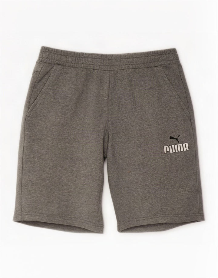 Puma Herre Sportshorts Stor Grå Bomuld