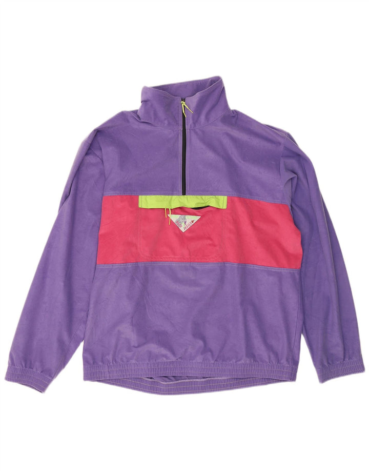 Bailo Herre Pullover Træningsdragt Topjakke IT 52 Stor Lilla Colourblock