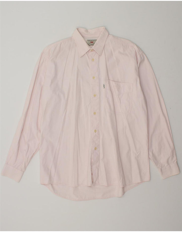 LEVI'S Mens Shirt Large Pink Vintage Levi's and Second-Hand Levi's from Messina Hembry 