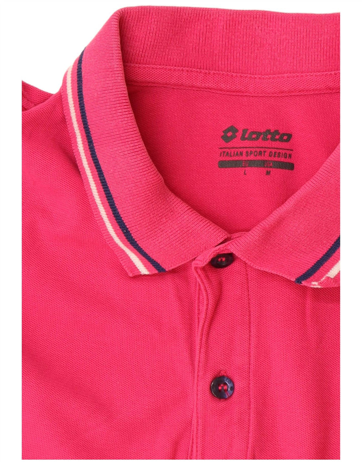 LOTTO Poloshirt til mænd Medium Pink Bomuld