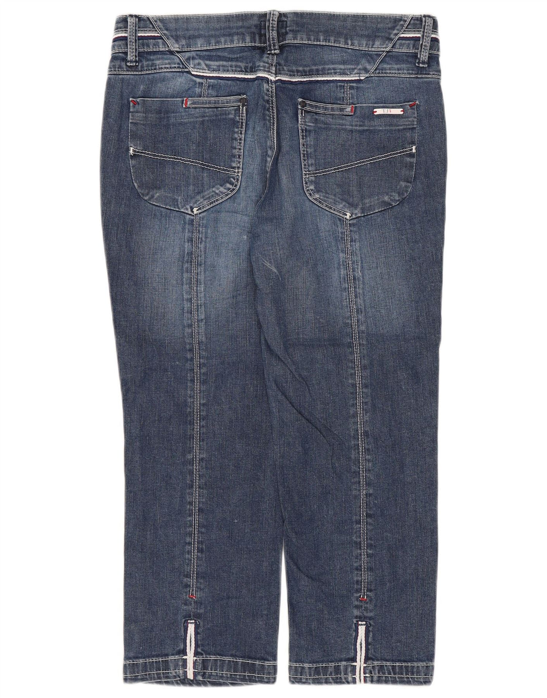 Trussardi Dame Capri Jeans W26 L20 Blå Bomuld