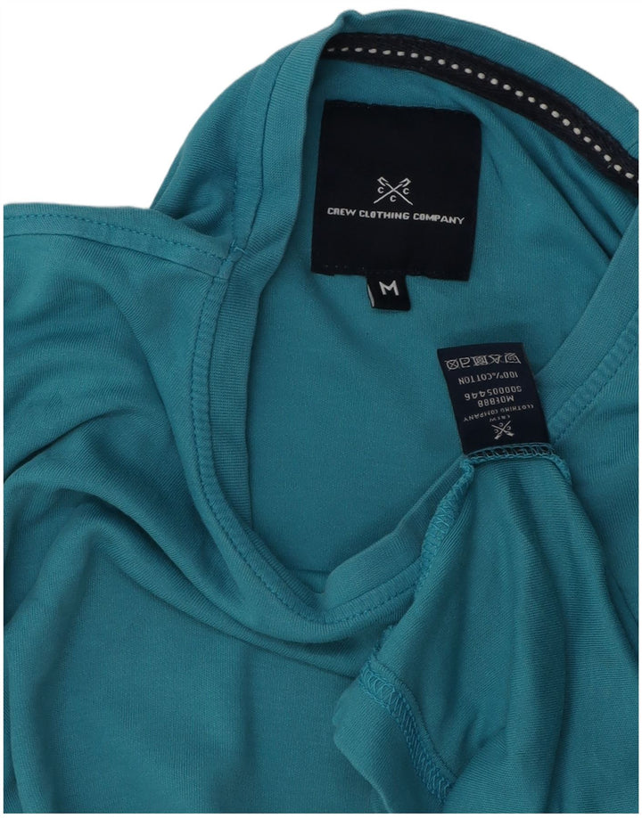 Crew Clothing Herre T-Shirt Top Medium Blue Bomuld