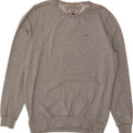 TOMMY HILFIGER Mens Crew Neck Jumper Sweater 2XL Grey Cotton Vintage Tommy Hilfiger and Second-Hand Tommy Hilfiger from Messina Hembry 