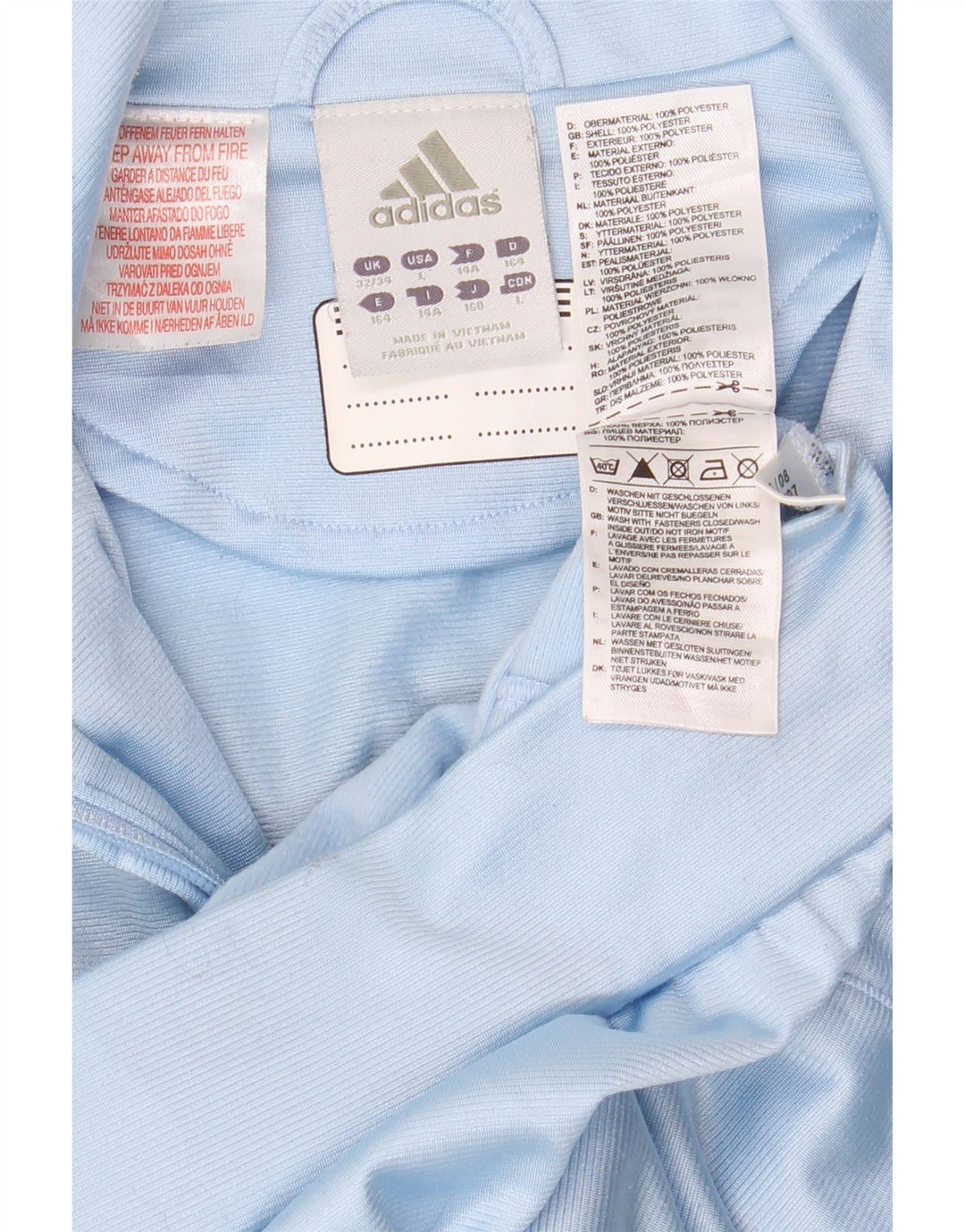 Adidas Træningsdragt Topjakke til drenge 13-14 år Blå Colourblock Polyester