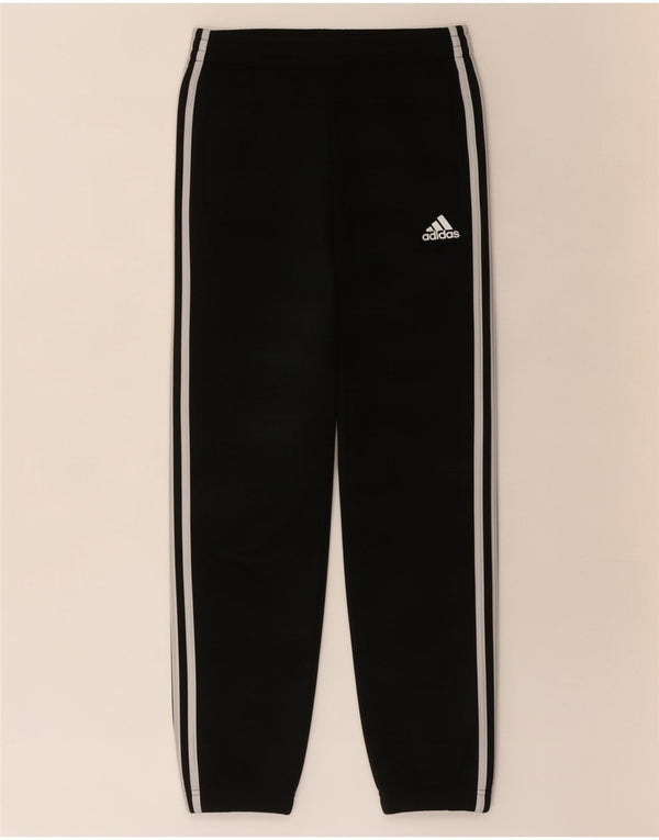 Adidas Drenge Træningsdragt Bukser Joggers 11-12 År Sort Polyester