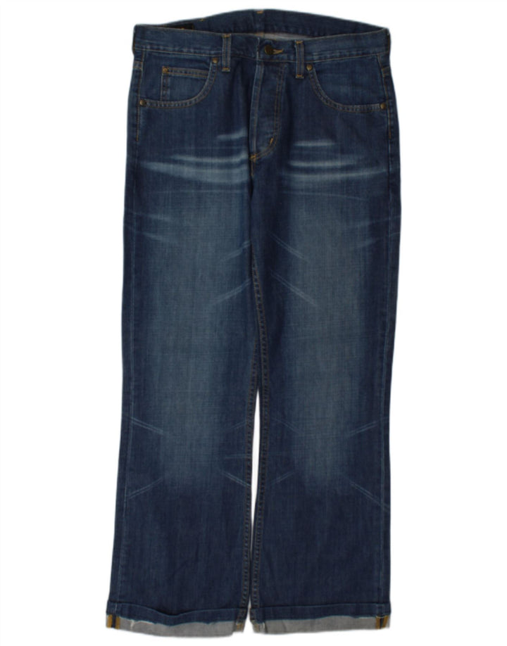 Lee Herre Denver Straight Jeans W33 L29 Blå Bomuld