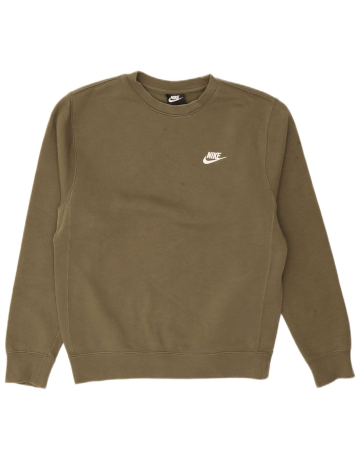 Nike Sweatshirt Jumper til mænd XS Khaki Bomuld