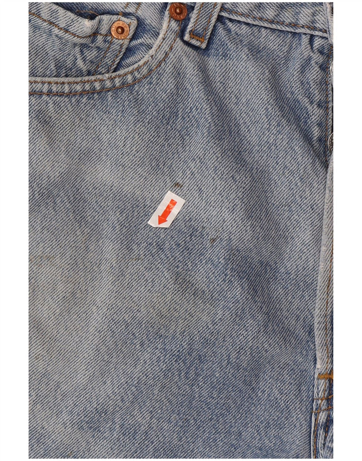 LEVI'S Womens 501 Denim Shorts W33 Large Blue Cotton