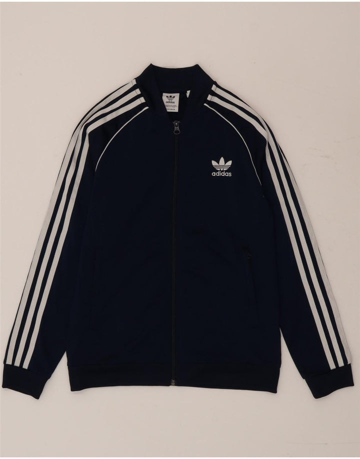 Adidas Træningsdragt Topjakke til drenge 11-12 år Navy Blue Colourblock