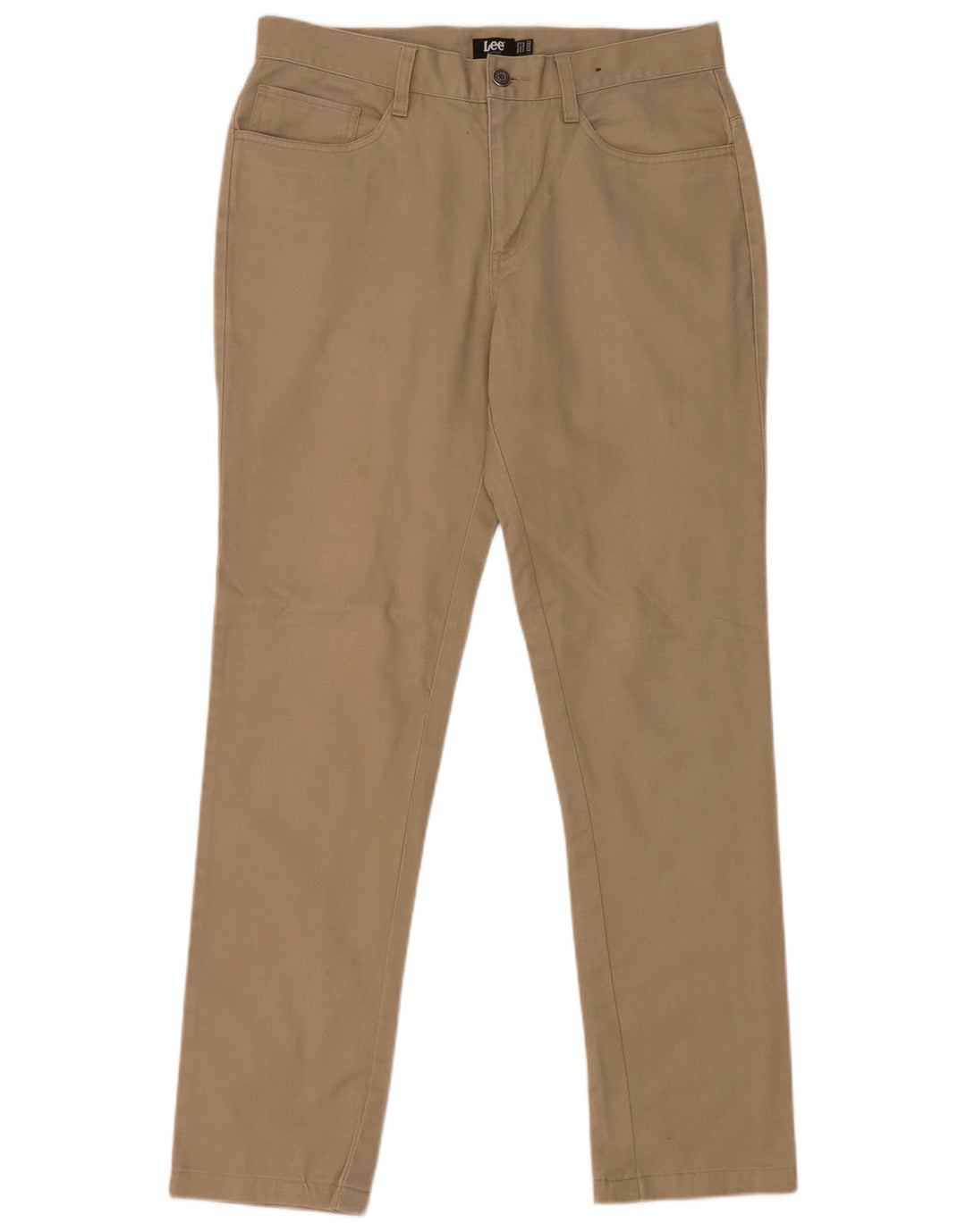 Lee Herre Slim Casual Bukser W32 L32 Beige Bomuld