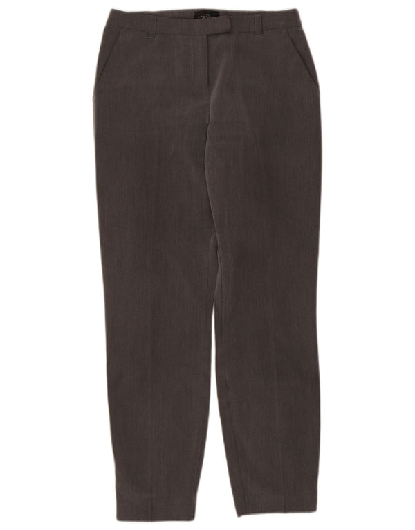 Topshop Dame Petite Slim Suit Bukser UK 8 Small W26 L26 Grå Polyester