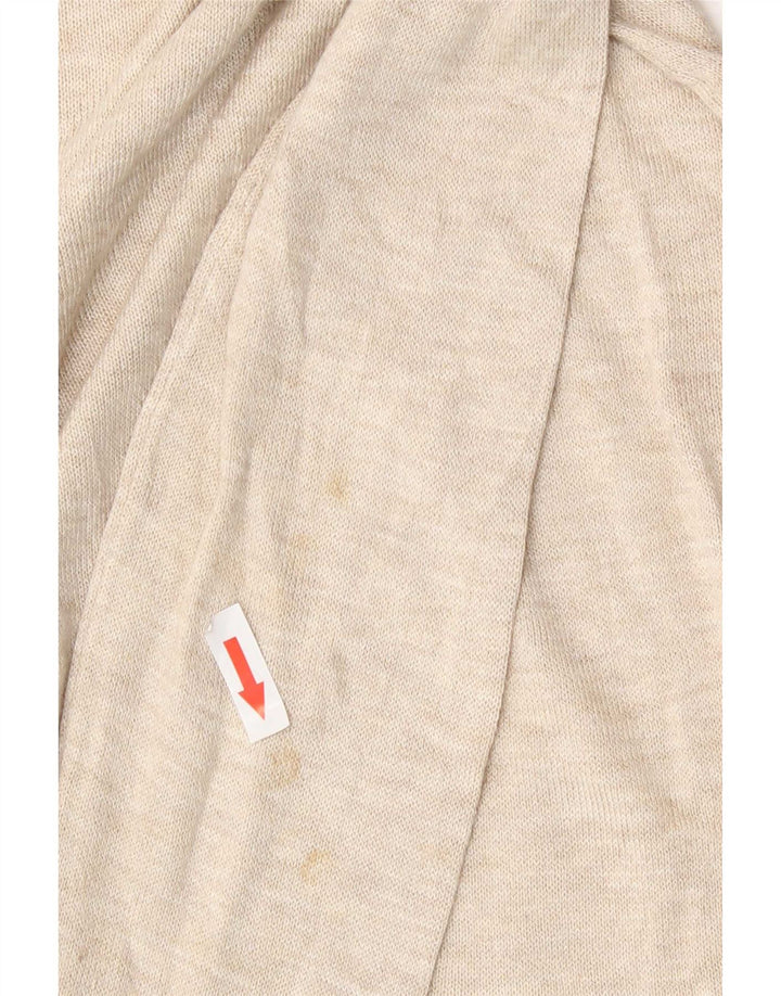 Marks & Spencer Dame sweater med rund hals DK 10 Small Beige Viscose