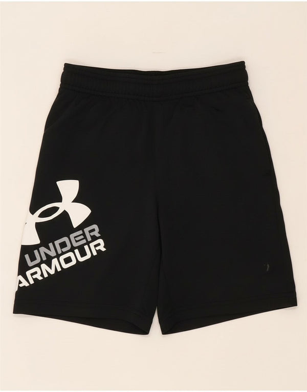 Under Armour Boys Heat Gear Grafiske sportsshorts 7-8 år Small Black