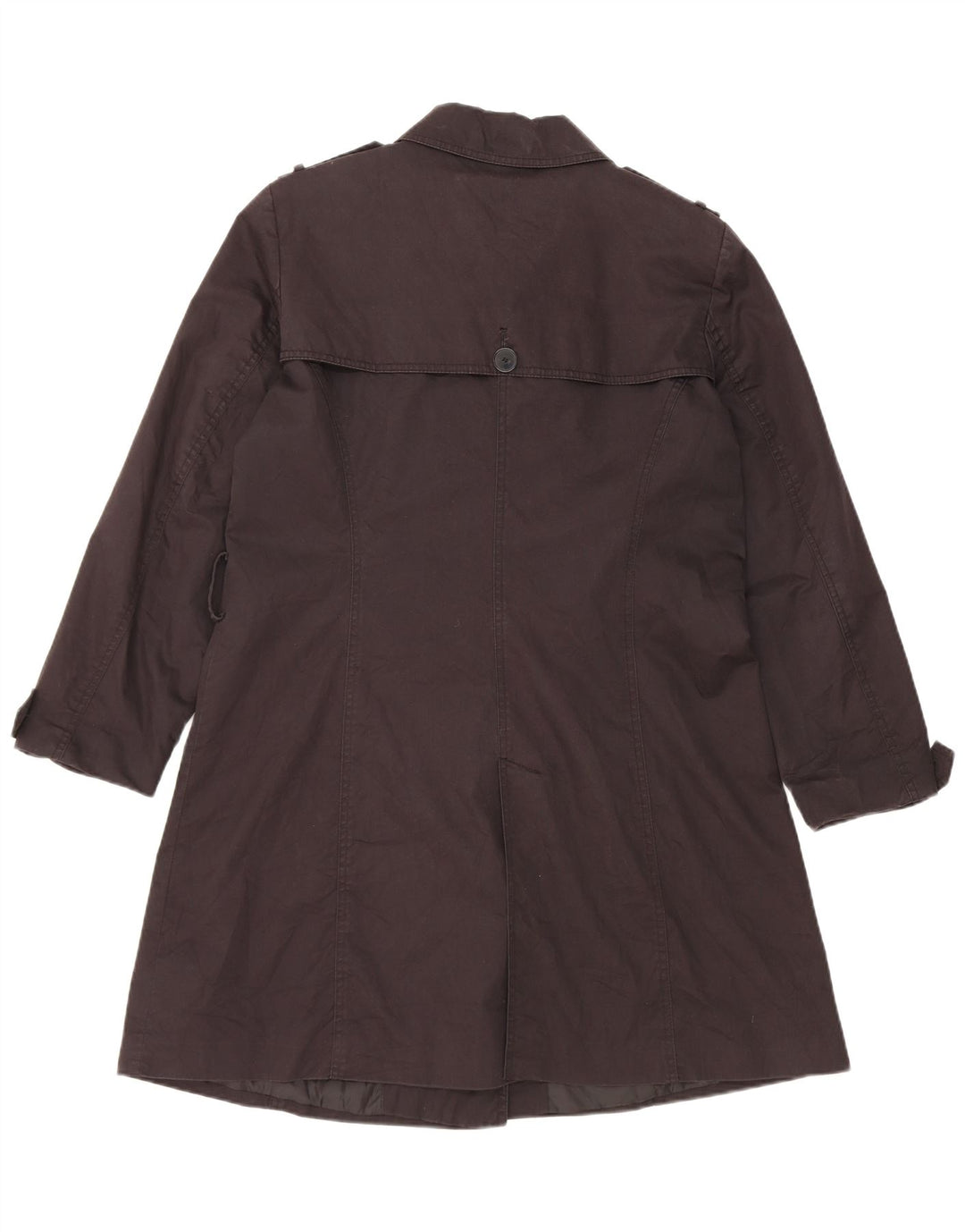 Zara Trench Coat til kvinder UK 18 XL Sort