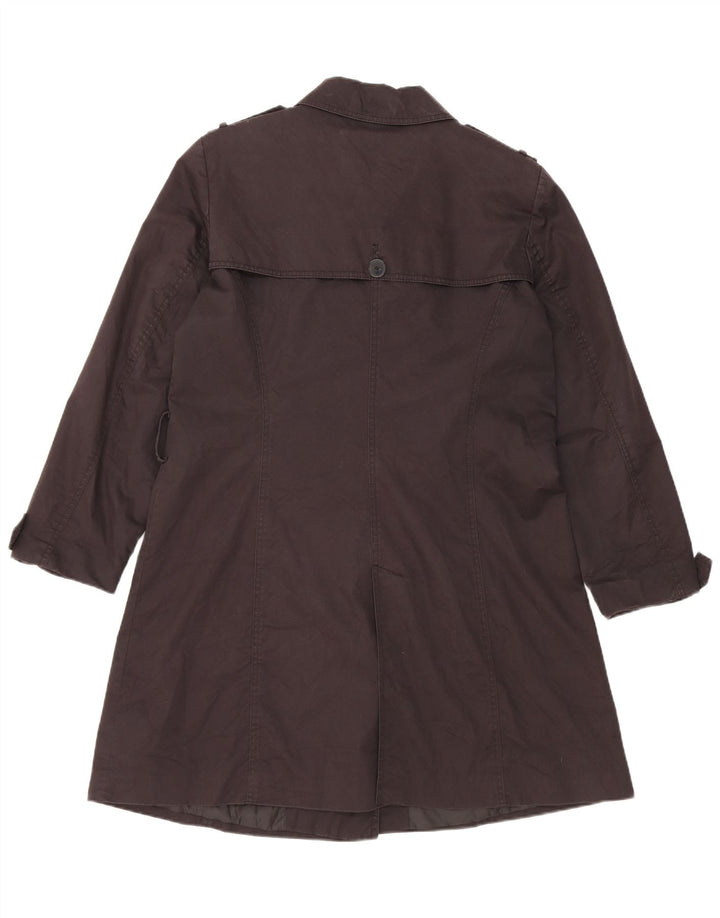Zara Trench Coat til kvinder UK 18 XL Sort