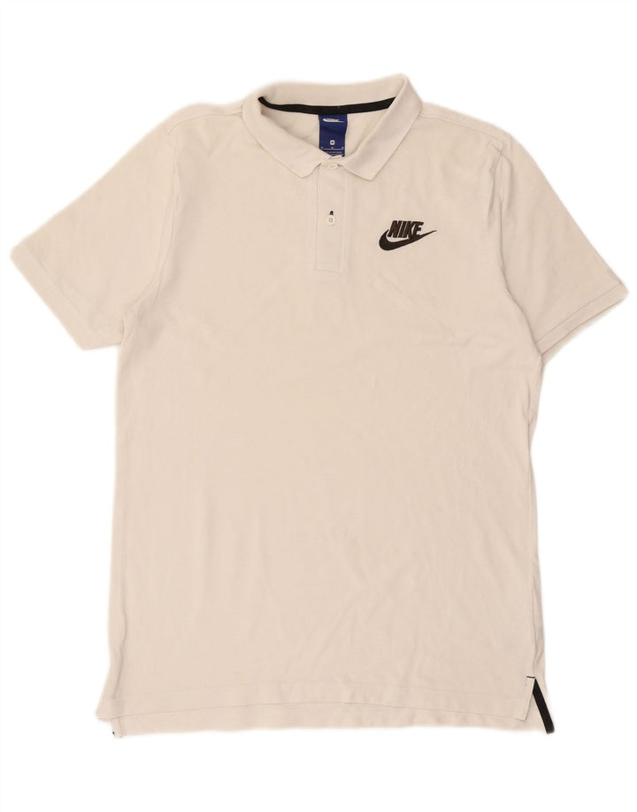 NIKE Poloshirt til mænd Medium Off White Bomuld