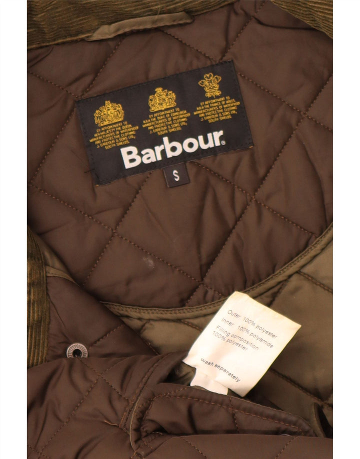 Barbour Herre quiltet jakke UK 36 Lille brun polyester
