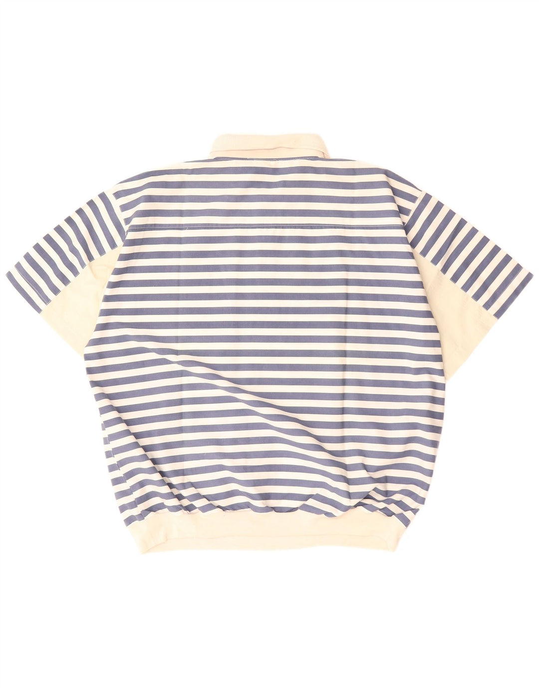 VINTAGE kortærmet herretrøje IT 52/54 Stor blå stribet