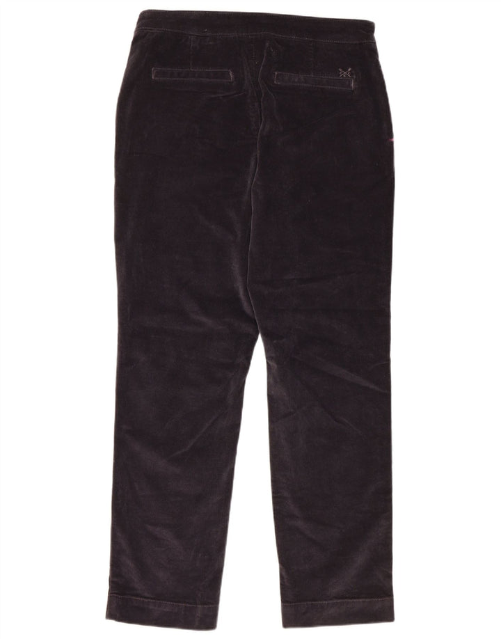 CREW CLOTHING Dame fløjlsbukser UK 12 Medium W30 L28 Navy Blue