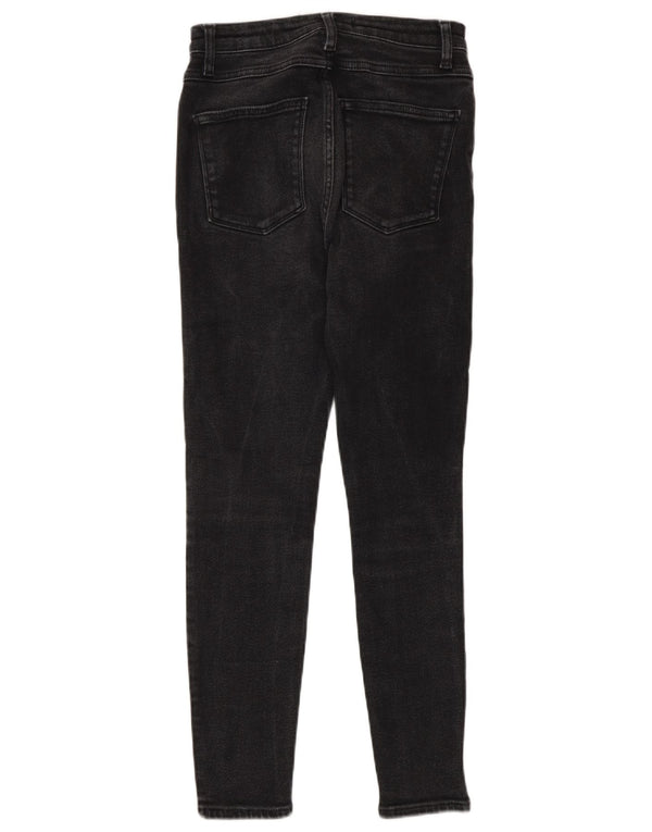 Zara Dame High Rise Skinny Jeans EU 36 XS W26 L26 Grå