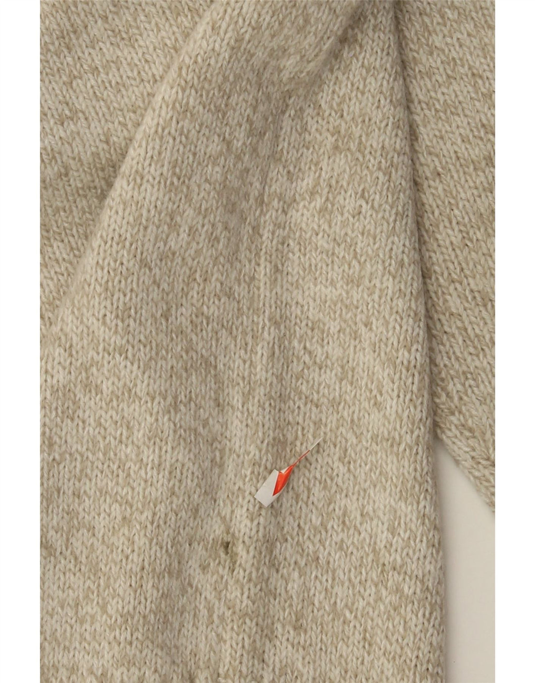 Marks & Spencer Herre Shawl Neck Jumper Sweater Medium Green Flecked Acryl