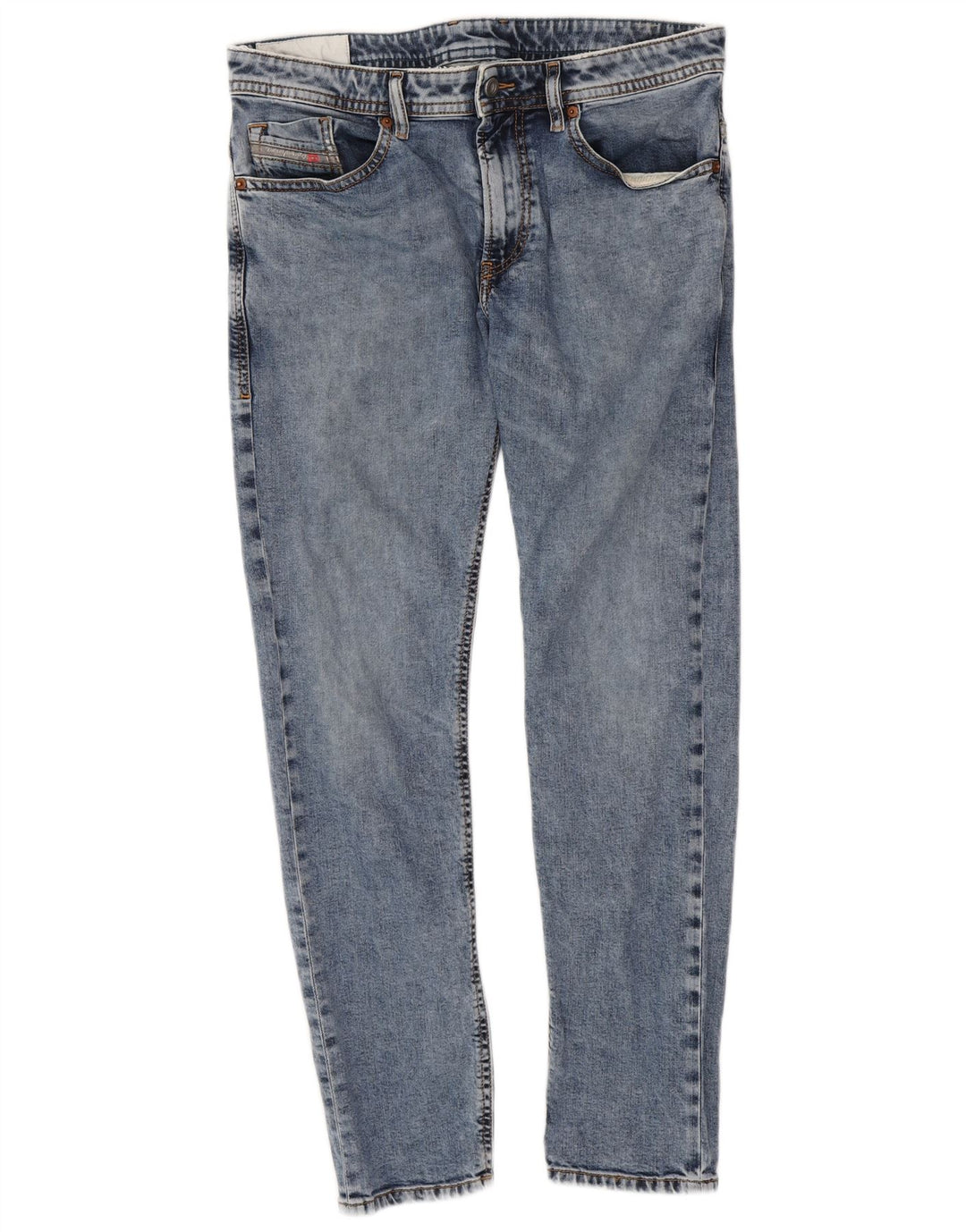 Diesel Herre Skinny Jeans W32 L29 Blå Bomuld