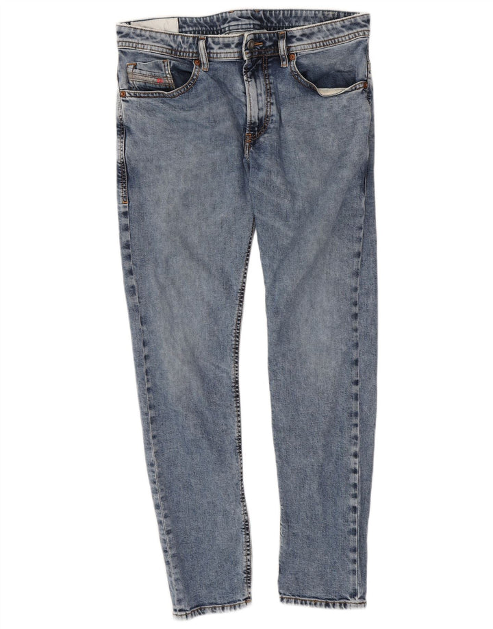 Diesel Herre Skinny Jeans W32 L29 Blå Bomuld