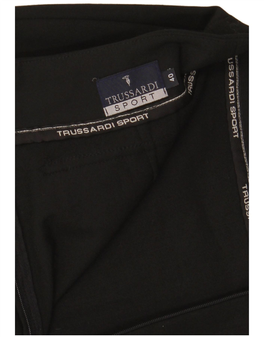 Trussardi Pencil Nederdel til kvinder IT 40 Small W28 Sort Polyester