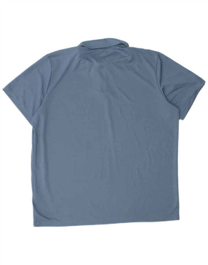 Adidas Aeroready Polo Shirt til mænd XL Blå Polyester
