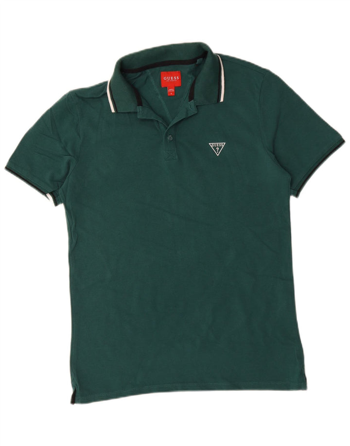 Guess herre poloshirt lille grøn bomuld