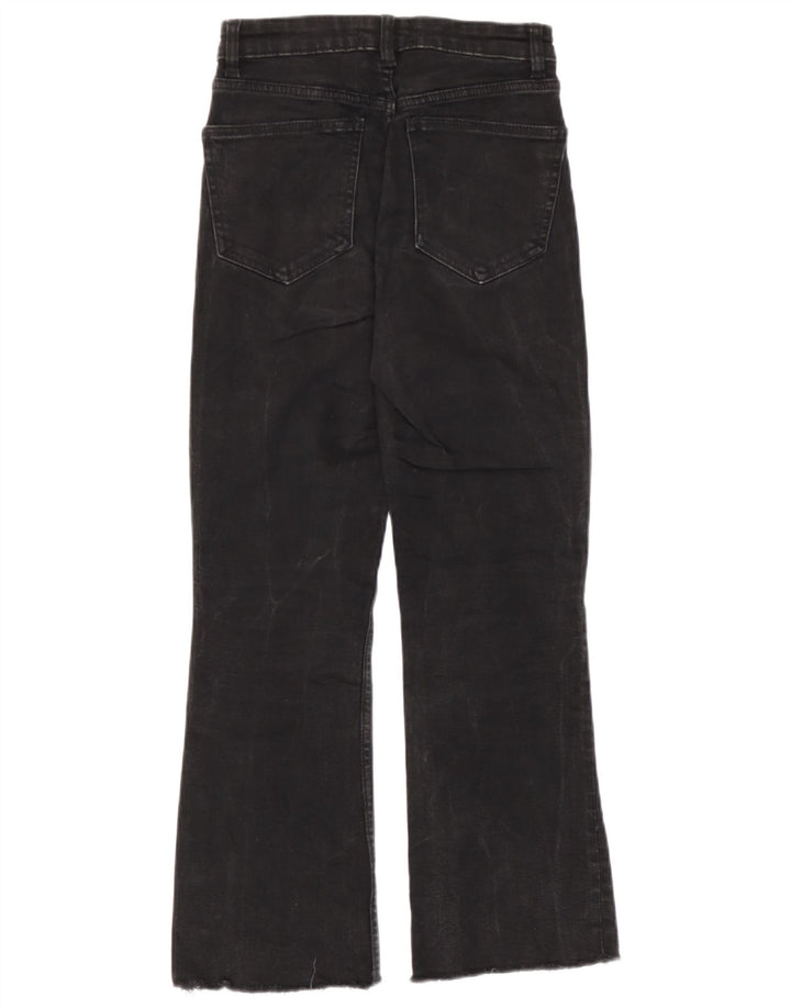 Zara Dame Bootcut Jeans EU 36 XS W26 L25 Sort