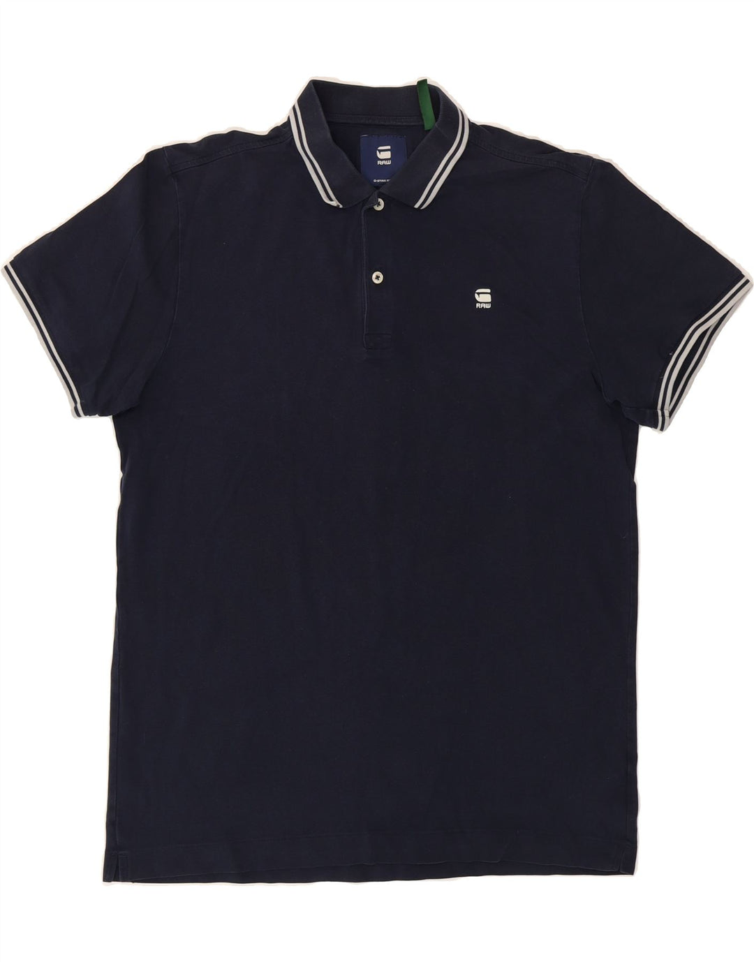 G-STAR Mens Polo Shirt XL Navy Blue Cotton Vintage G-Star and Second-Hand G-Star from Messina Hembry 